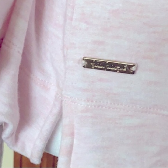 Lily Pulitzer Off the Shoulder  Belinda Top in Pastel Pink - Picture 8 of 16